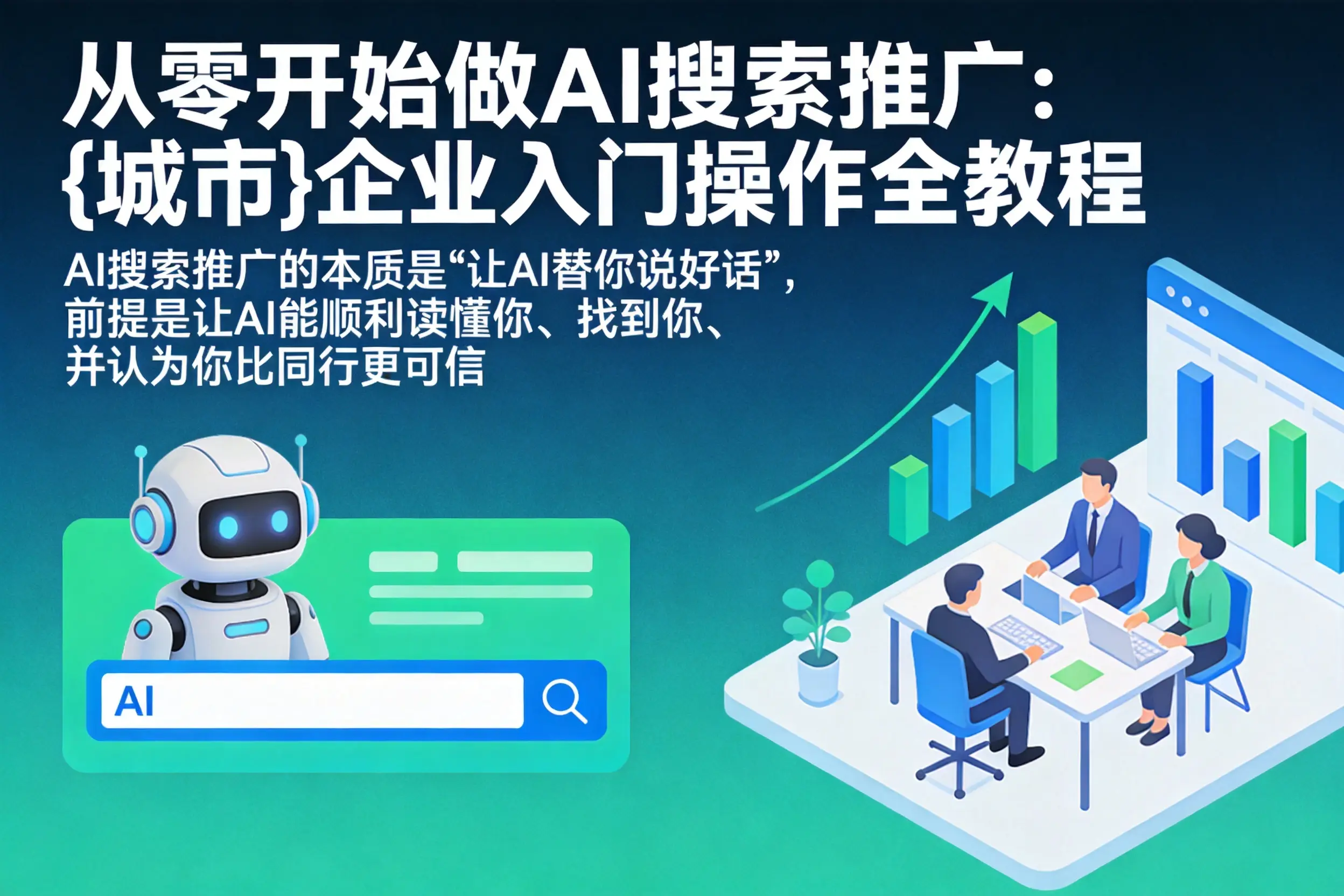 从零开始做AI搜索推广：大庆企业入门操作全教程