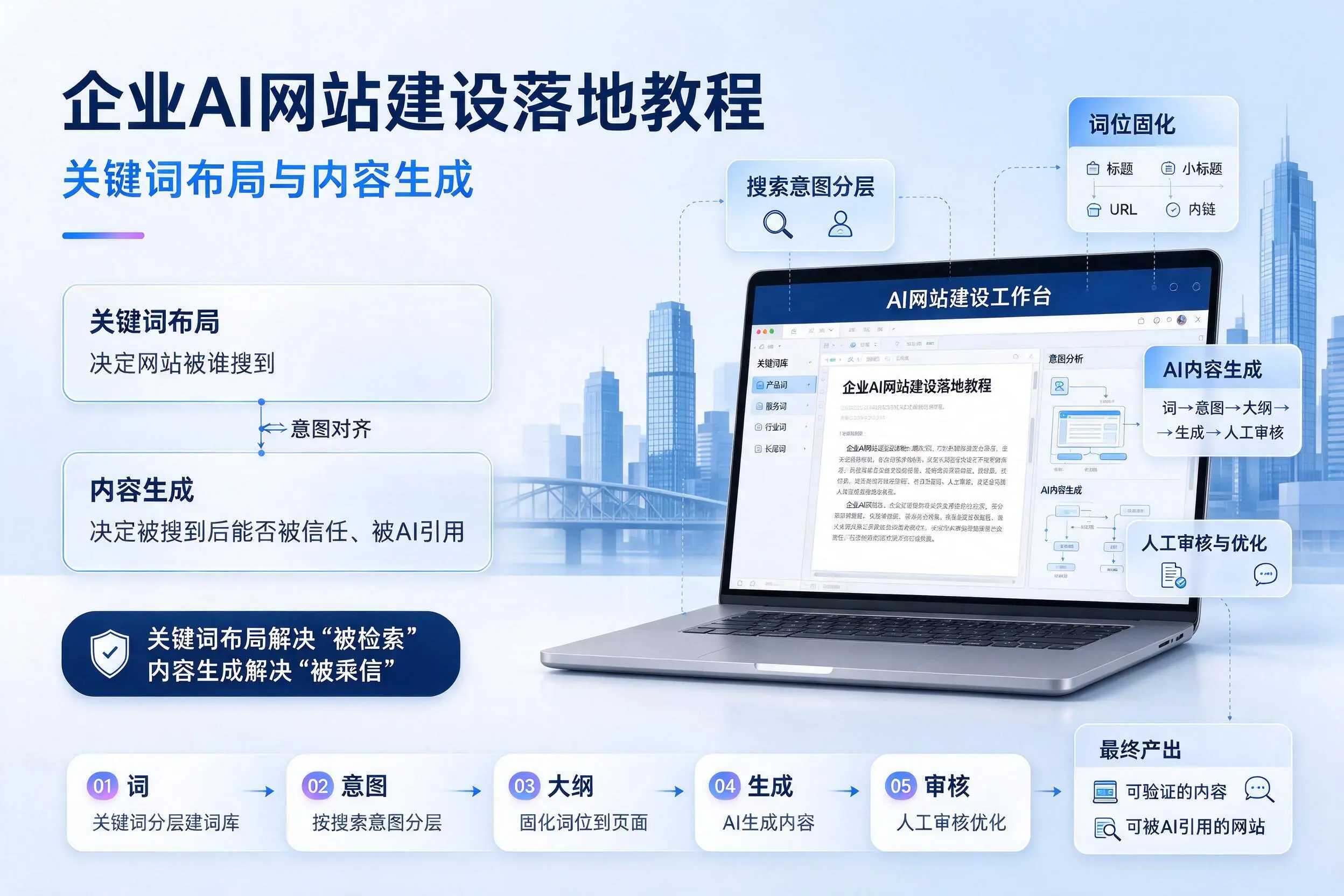 大庆企业AI网站建设落地教程：关键词布局与内容生成