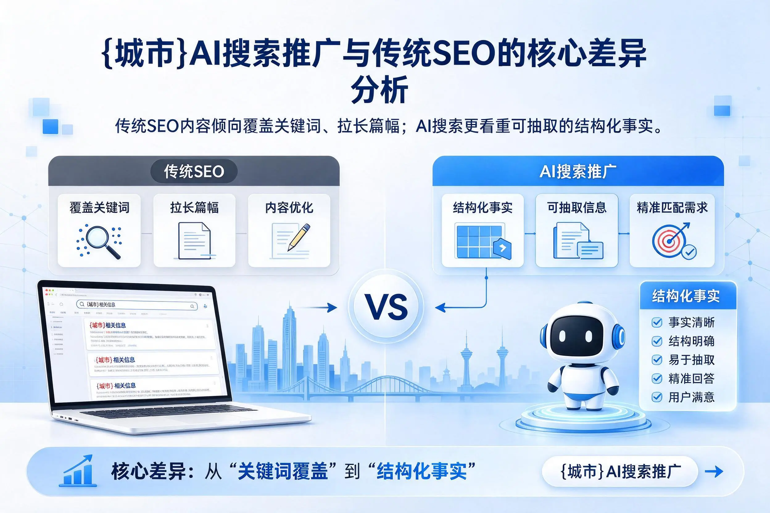 大庆AI搜索推广与传统SEO的核心差异分析